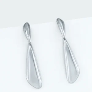 Boucles d'oreilles Gouttes en Acier
