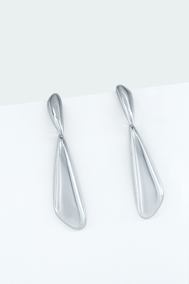 Boucles d'oreilles Gouttes en Acier