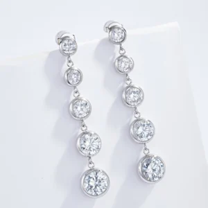 Boucles d'oreilles Riviera - Argenté