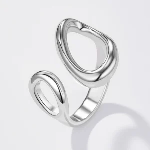 Bague Acier Evidé