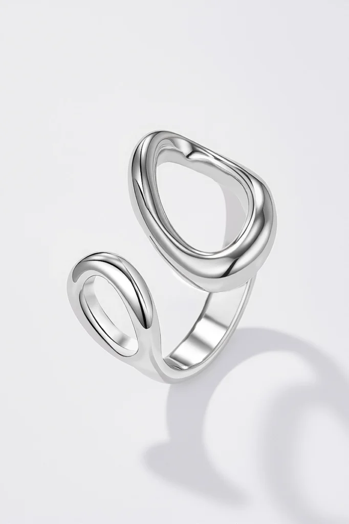 Bague Acier Evidé