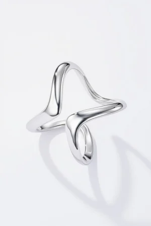 Bague Evidée en Acier Or ou Argent