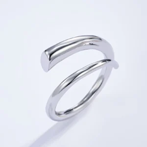 Bague Clou en Acier Or ou Argent