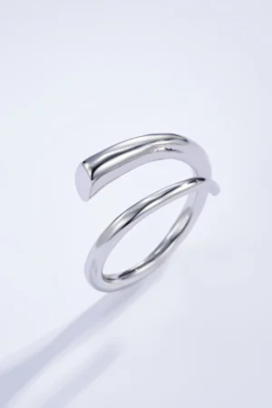 Bague Clou en Acier Or ou Argent