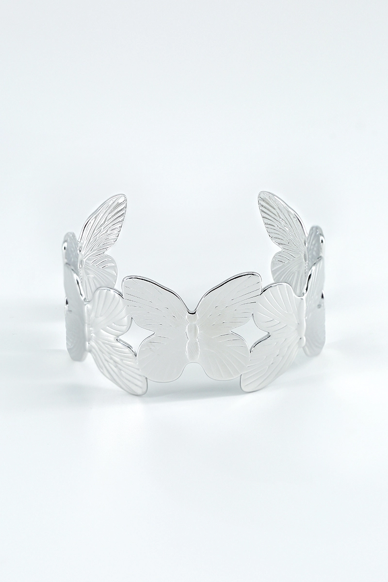 Bracelet Manchette en Acier