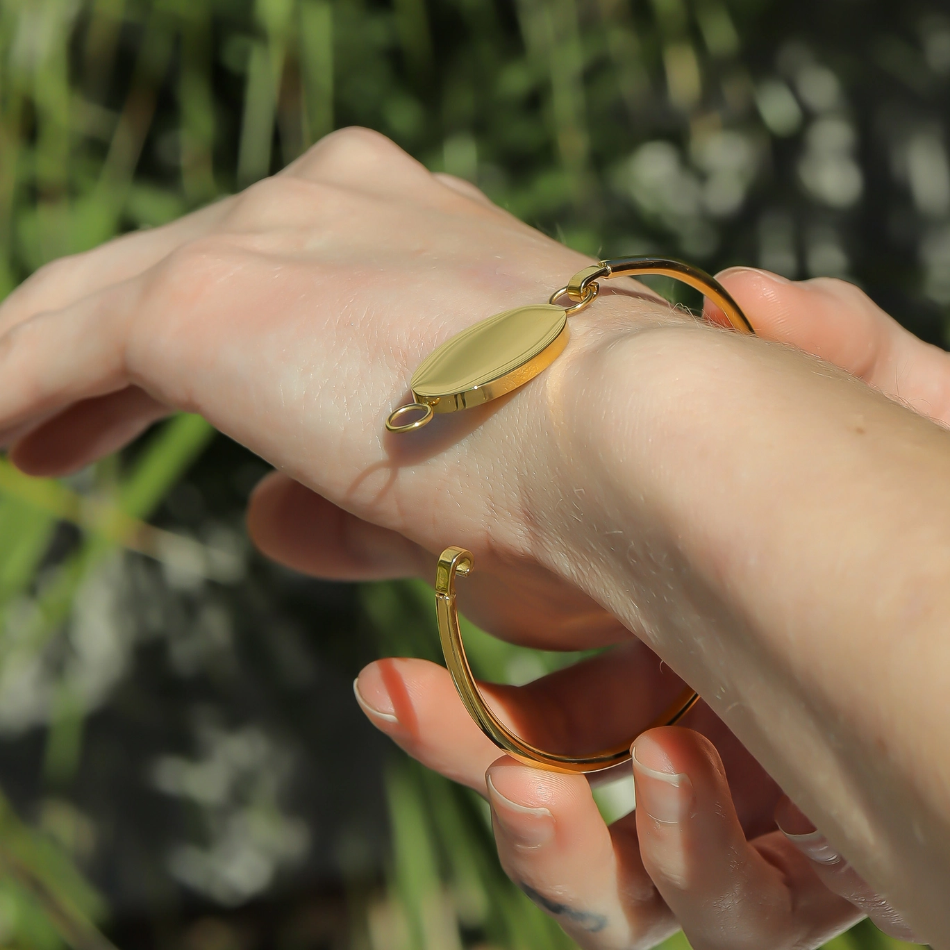 Bracelet jonc Acier – Image 2