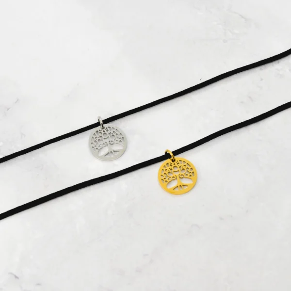Collier Arbre de Vie en Acier