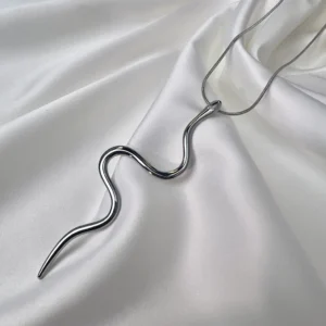 Collier Serpent en Acier