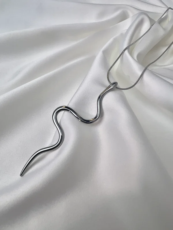 Collier Serpent en Acier