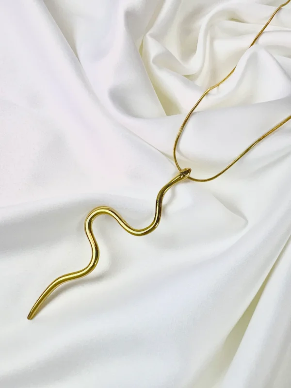 Collier Serpent en Acier