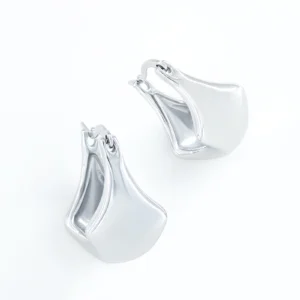 Boucles d'Oreilles Goutte en Acier