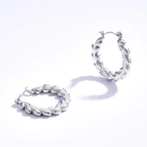 Boucles d'Oreilles Créoles en Acier