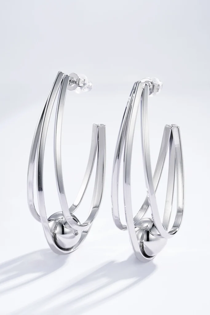 Boucles d'Oreilles Créoles en Acier
